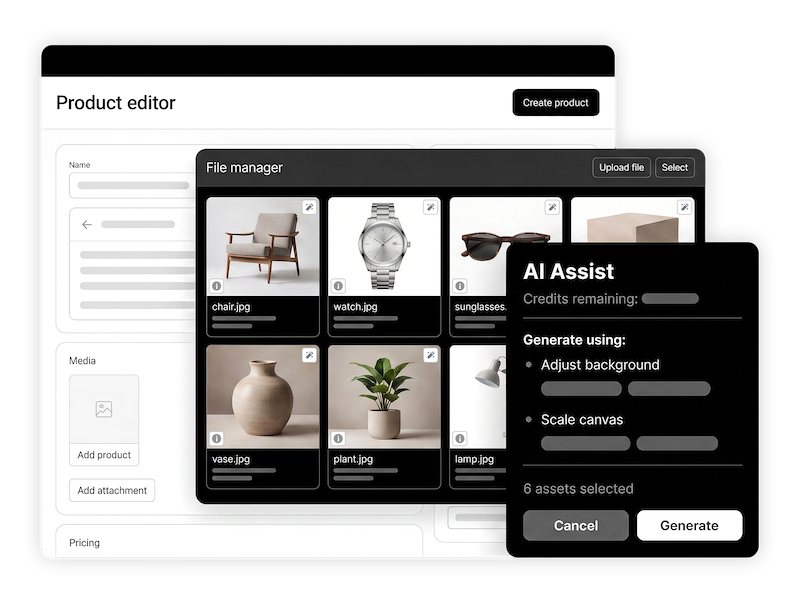 AI Assist product listings