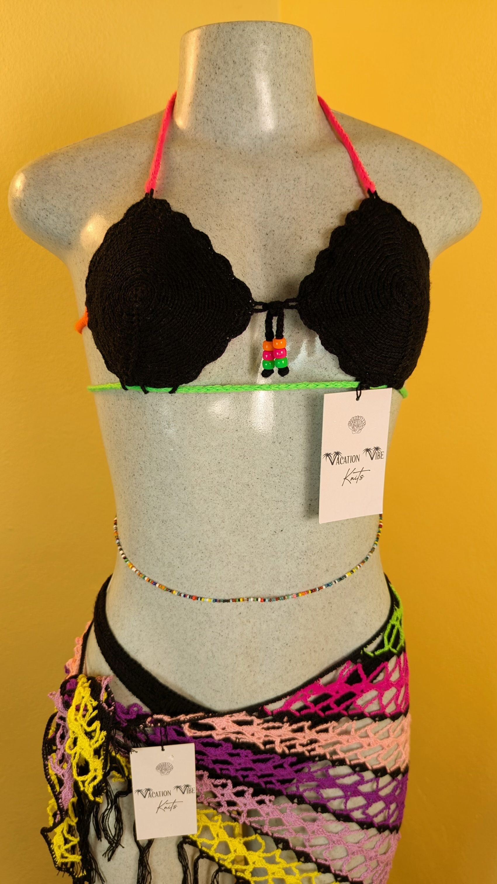  Jewel Cut Out Bikini Top - Summer Inspired