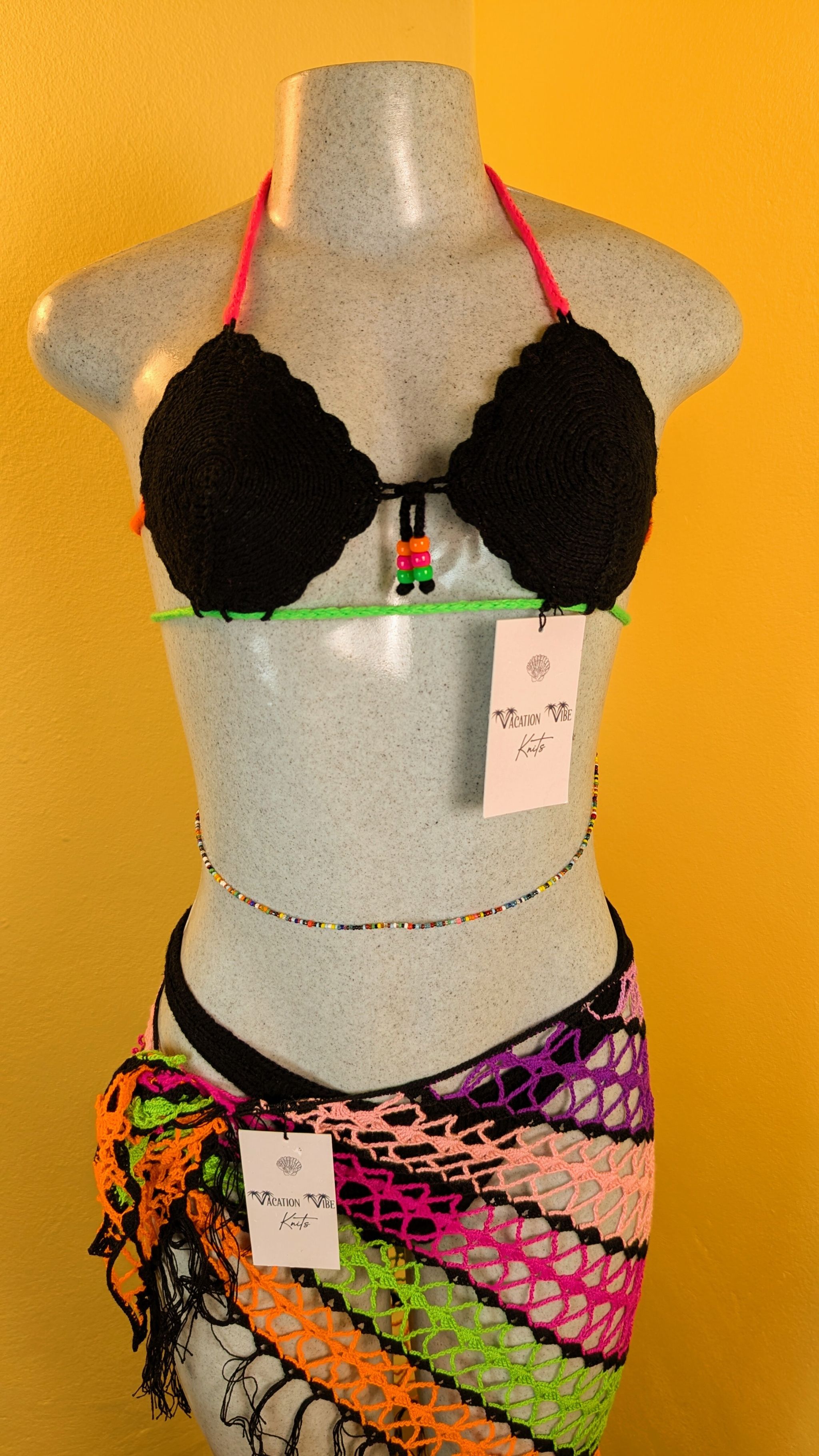  Jewel Cut Out Bikini Top - Summer Inspired