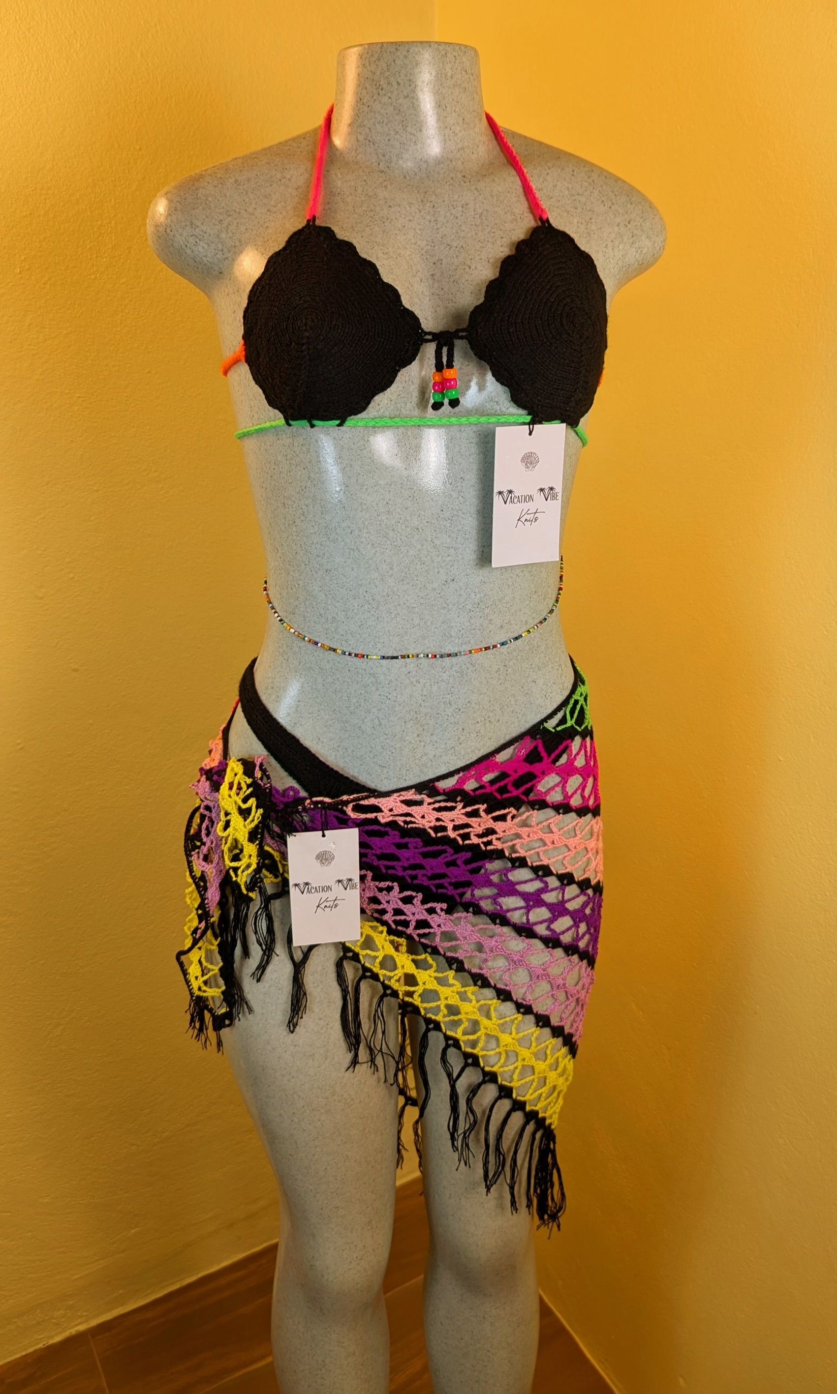  Jewel Cut Out Bikini Top - Summer Inspired_2
