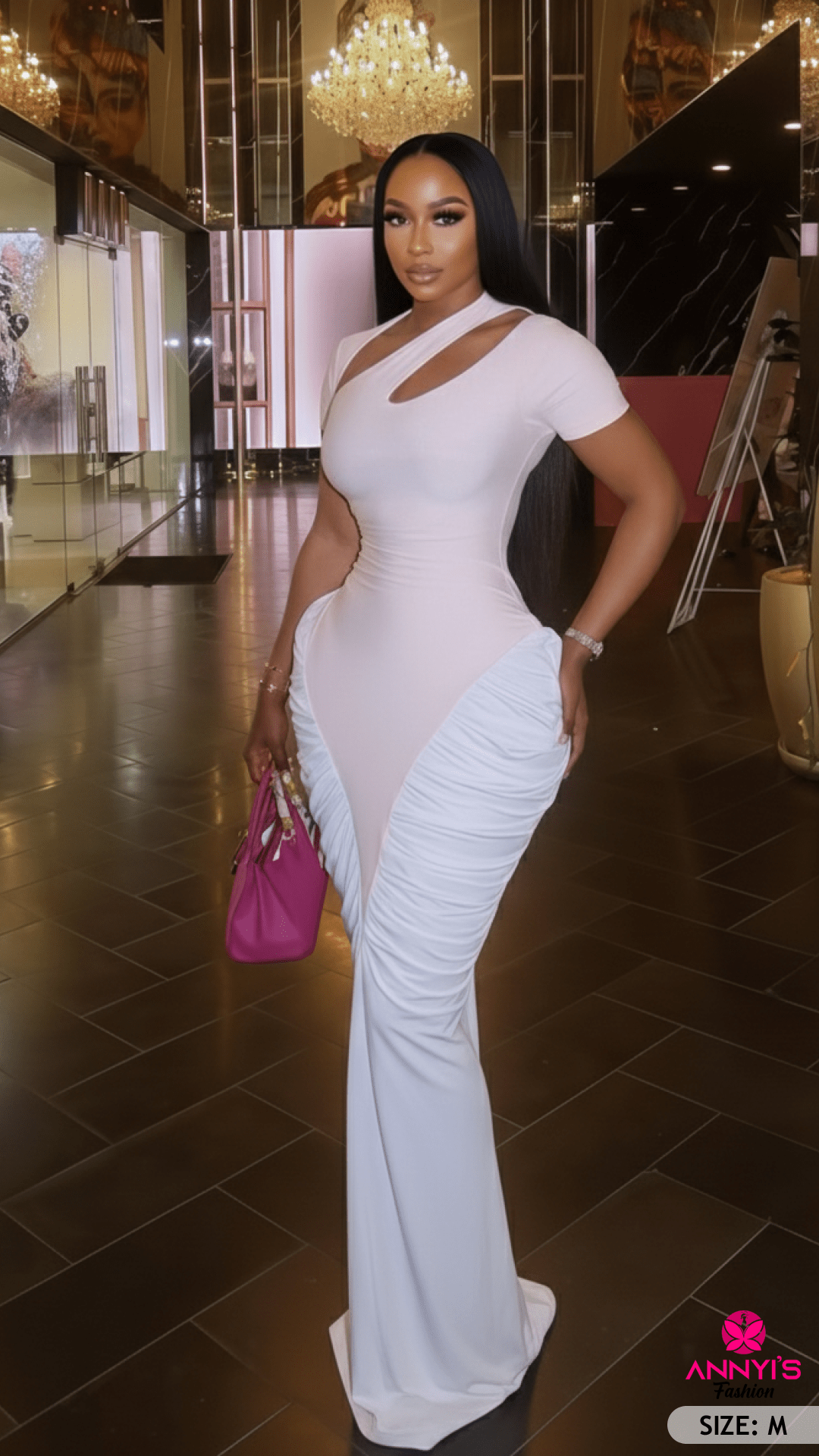 Enchanted Elegance Ruched Gown [M]