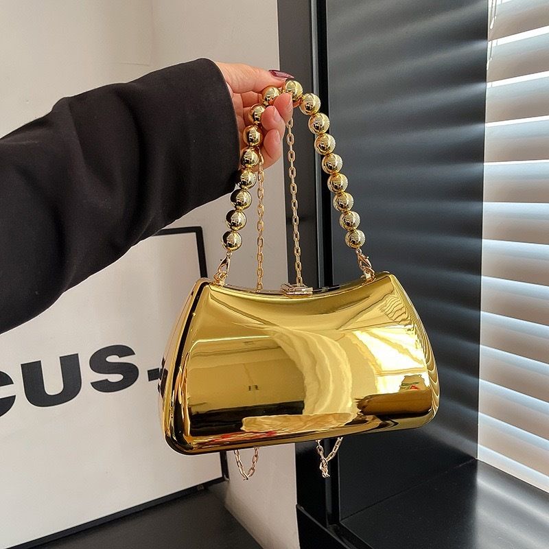 Enchanted Gold Metallic Evening Bag 