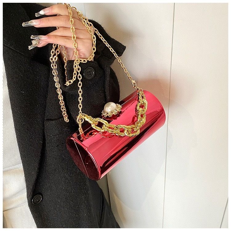 Afternoon Glamorous Cylinder Shoulder Bag