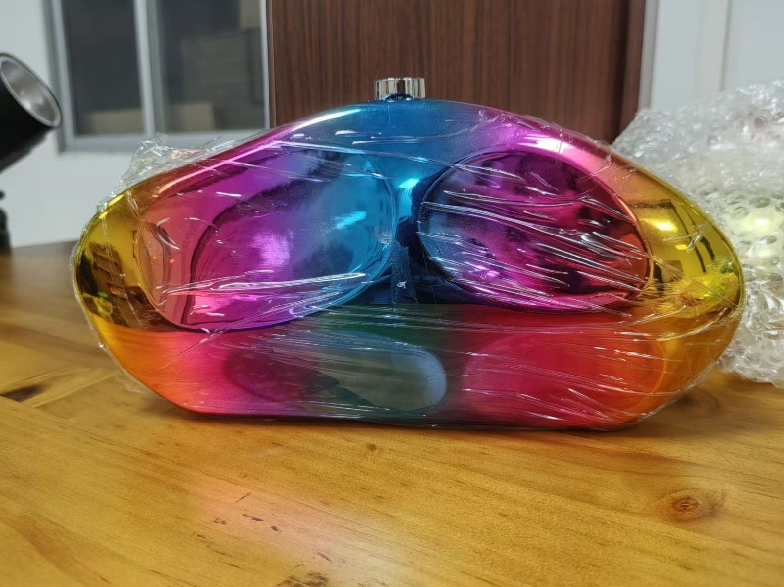 Enchanted Rainbow Iridescent Clutch 