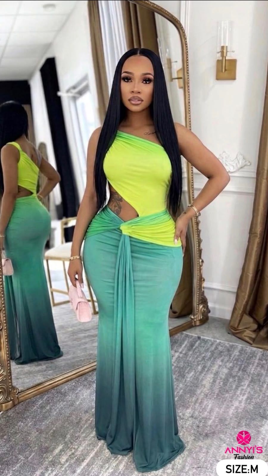 Amara Gradient Maxi Dress [M]