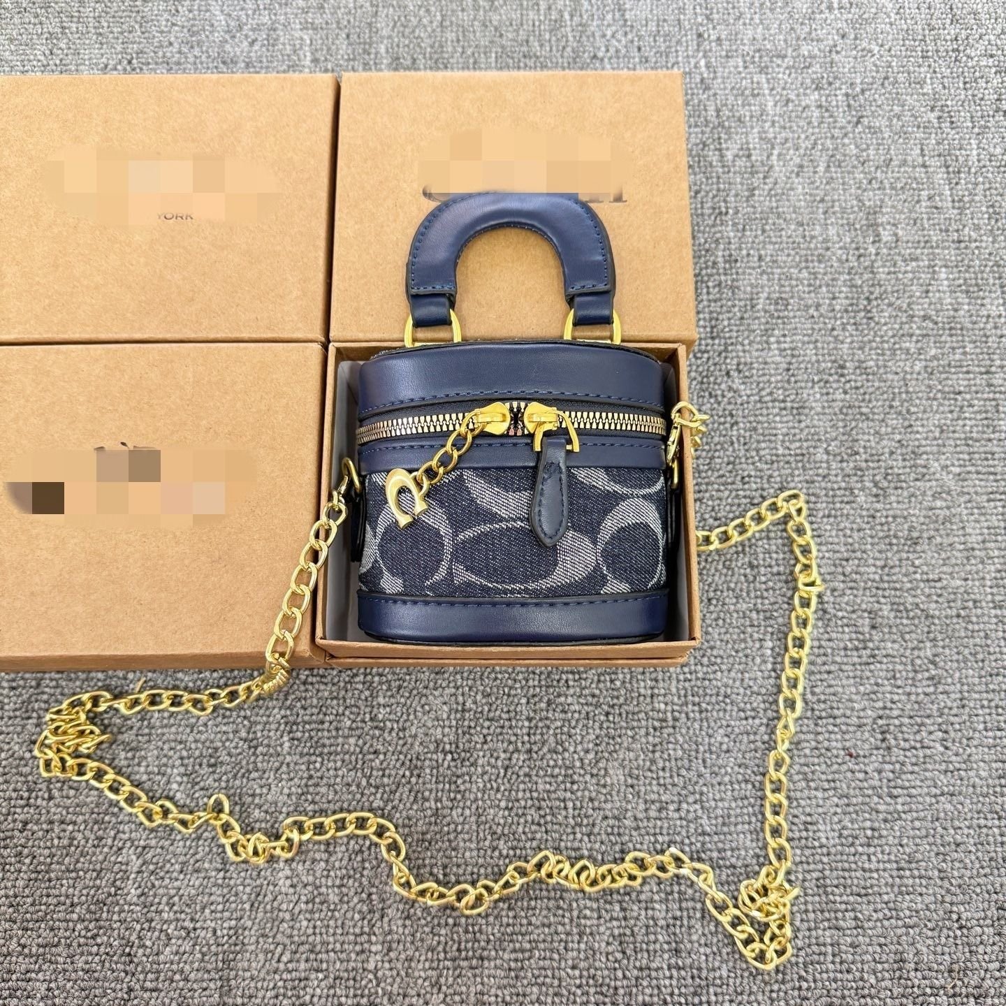 Luxe Mini Cylinder Crossbody Bag
