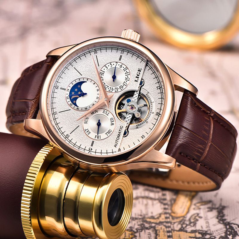 Mechanical watch men's watch business casual watch_5