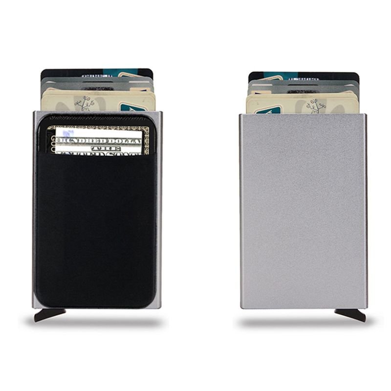 Metal Credit Card Holder Smart Wallet_5