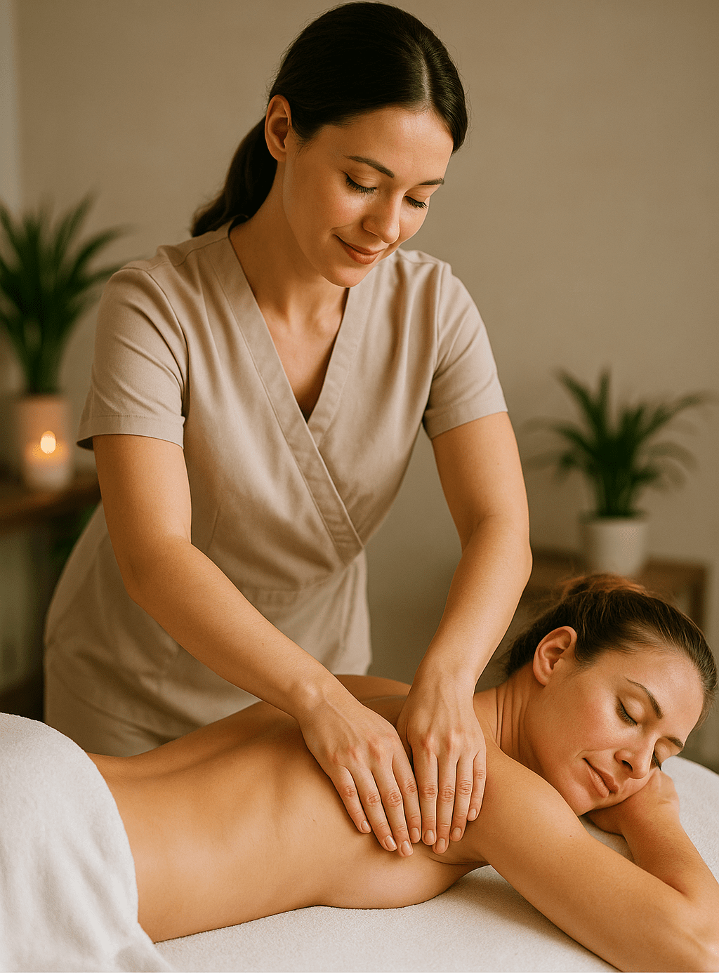 Professional Relaxation Massage Therapy Session