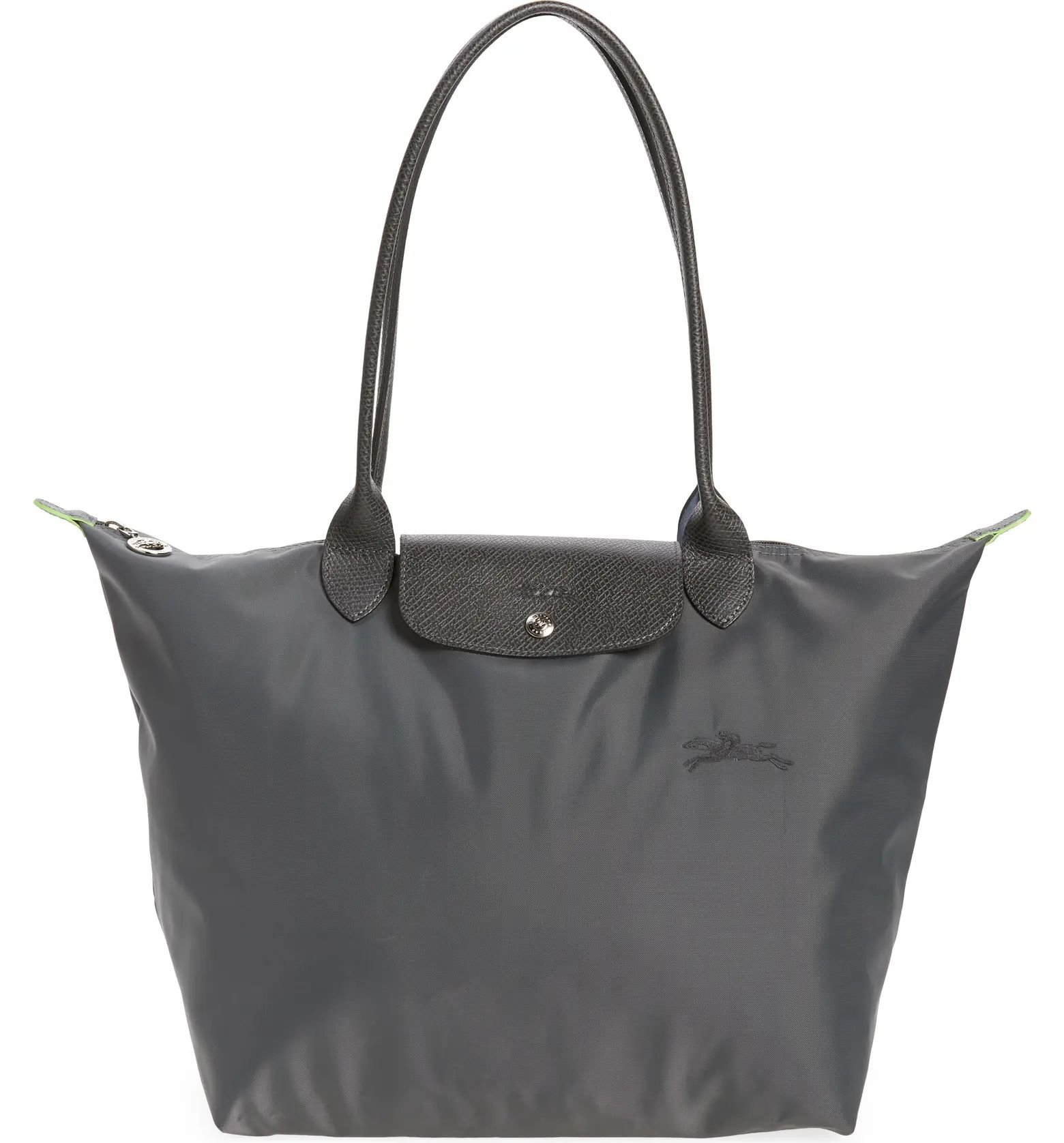 Longchamp Le Pliage Large Charcoal Tote Bag_2